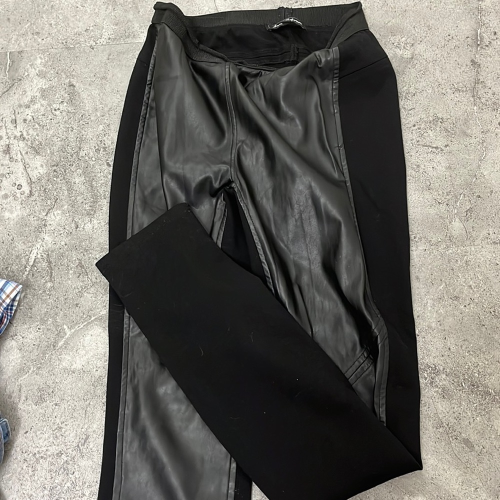Sam Edelman pleather and cotton leggings